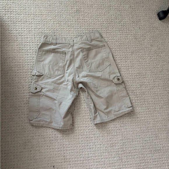 Men's Tan Cargo Shorts - Picture 2 of 3